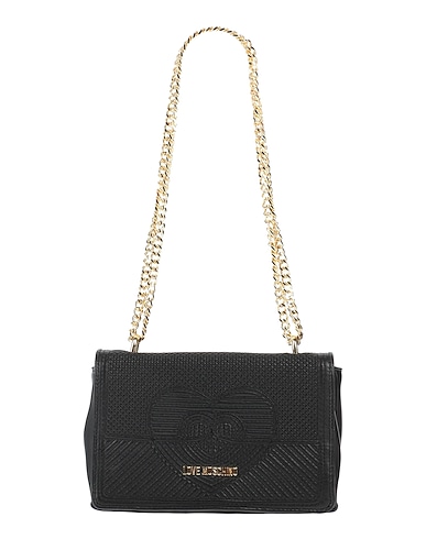 LOVE MOSCHINO Shoulder bag Black 100% Polyurethane