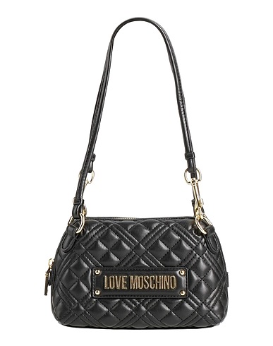 LOVE MOSCHINO Handbag Black 100% Polyurethane