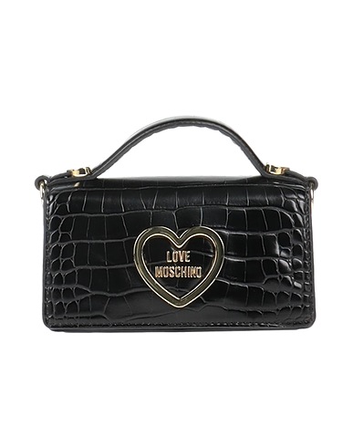 LOVE MOSCHINO Handbag Black 100% Polyurethane