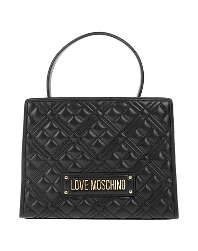 LOVE MOSCHINO Handbag Black 100% Polyurethane