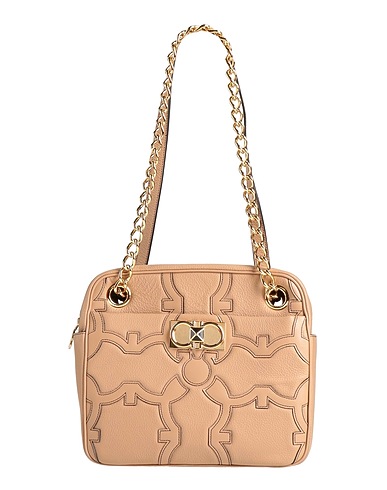 FERRAGAMO Shoulder bag Sand Calfskin