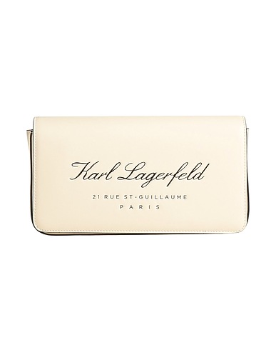 KARL LAGERFELD Handbag Cream 100% Polyurethane