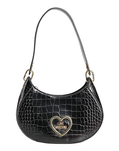 LOVE MOSCHINO Handbag Black 100% Polyurethane