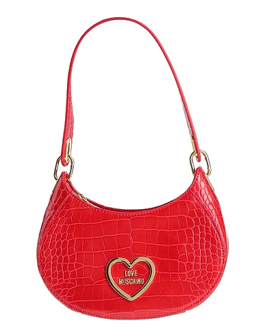 LOVE MOSCHINO Handbag Red 100% Polyurethane