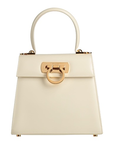 FERRAGAMO Handbags OFF WHITE Calfskin