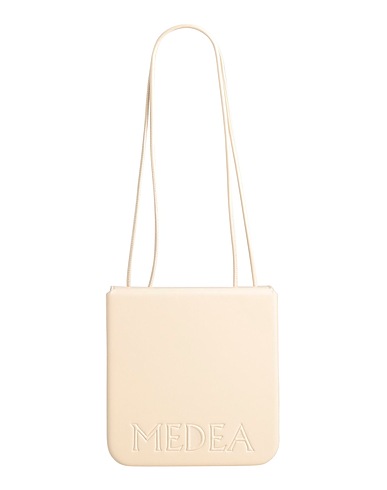 MEDEA Shoulder bag Beige Leather