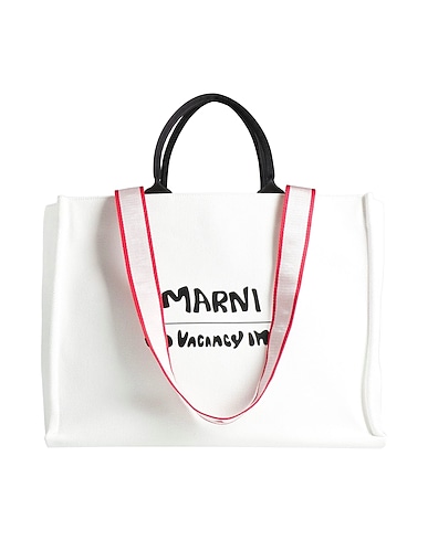 MARNI Handbag Ivory Textile fibers