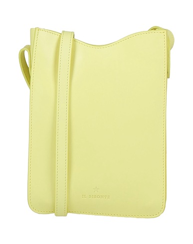 IL BISONTE Cross-body bags Yellow Leather