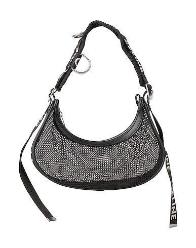 CELINE Handbag Leather, Textile fibres