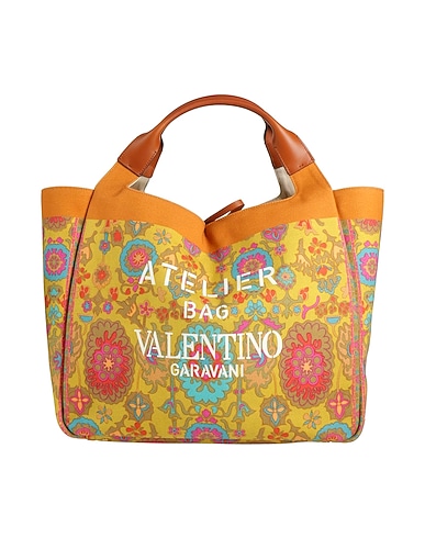 VALENTINO GARAVANI Handbag CUOIO Leather, Textile fibers
