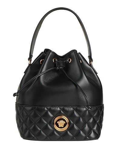VERSACE Handbag Black 100% Lambskin