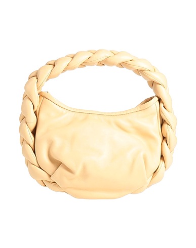 HEREU Handbag Beige Leather