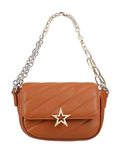 SHOPART Handbag Brown 100% Polyurethane