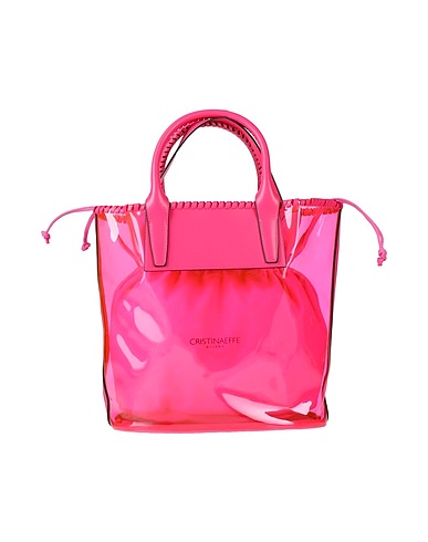 CRISTINAEFFE Borsa a mano Fucsia 90% PVC - Polivinilcloruro, 10% Poliuretano