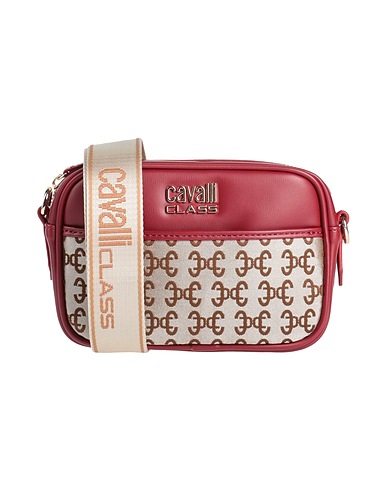 CAVALLI CLASS Umhängetasche Bordeaux 100% Polyurethan