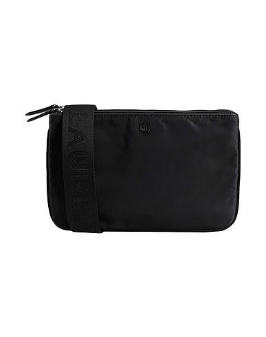 LAUREN RALPH LAUREN Across-body bag Black 100% Recycled nylon
