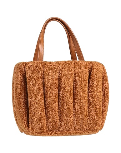 THEMOIRÈ Borsa a mano Cammello Fibre tessili