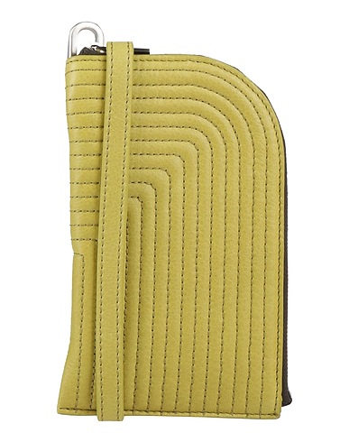 RICK OWENS Across-body bag Lime green 100% Calfskin