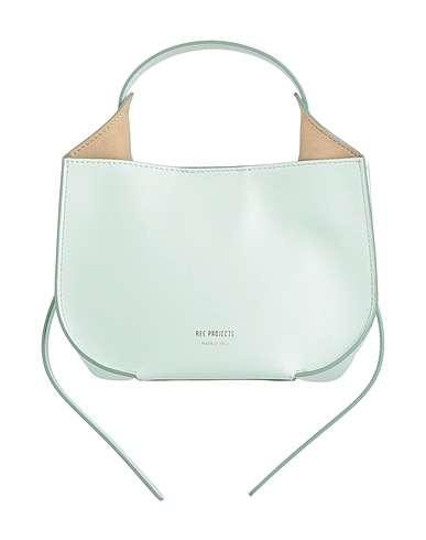 REE PROJECTS Borsa a mano Turchese Pelle