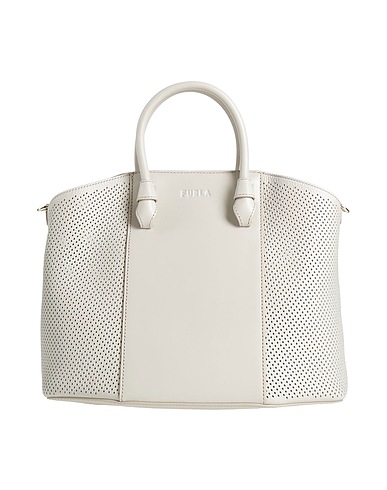 FURLA Handbag Ivory Leather