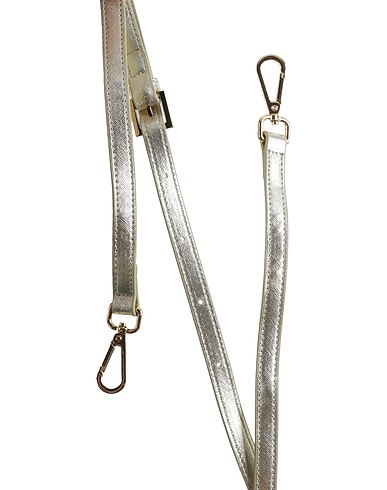 JU'STO Bag accessories & charms Platinum Leather