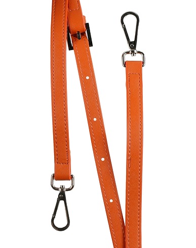JU'STO Bag accessories & charms Orange Leather