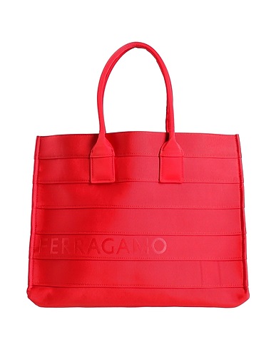 FERRAGAMO Handbag Red Textile fibres