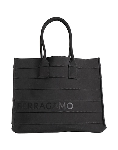 FERRAGAMO Handbag Black Textile fibers