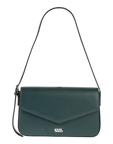 KARL LAGERFELD Handtasche Dunkelgrün 100% Polyurethan
