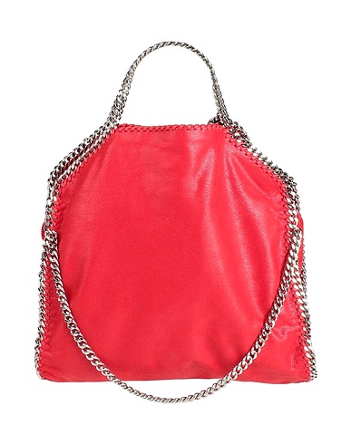 STELLA McCARTNEY Handbag Red 100% Polyester, Polyurethane