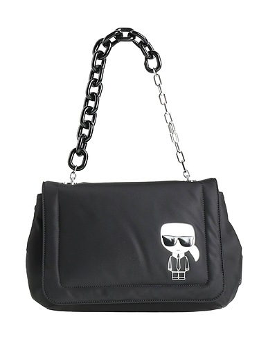 KARL LAGERFELD Shoulder bag Black 90% Recycled polyamide, 10% Polyurethane