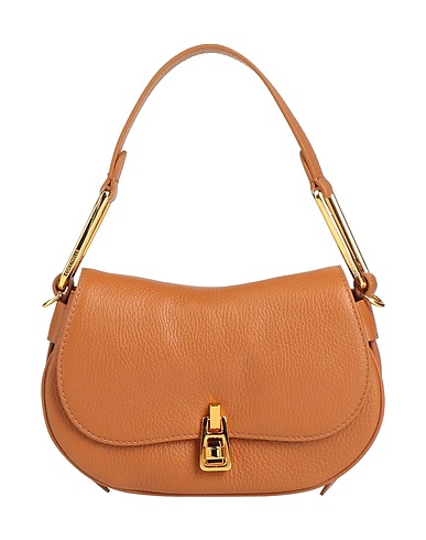COCCINELLE Handbag Tan Leather