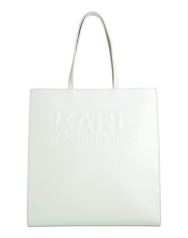 KARL LAGERFELD Borsa a mano Verde chiaro 100% Poliuretano