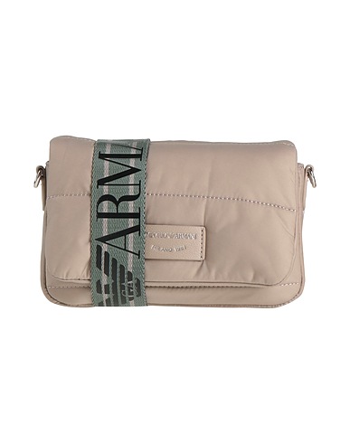 EMPORIO ARMANI Borsa a tracolla Tortora Fibre riciclate