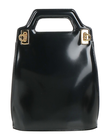 FERRAGAMO Handbag Black Calfskin