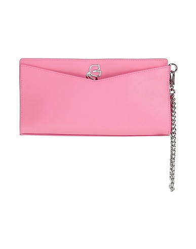 KARL LAGERFELD Handbag Pink 100% Cow leather