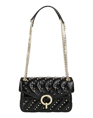 SANDRO Shoulder bag Black 100% Cowhide