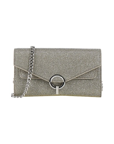 SANDRO Across-body bag Silver 80% Polyester, 20% Polyurethane