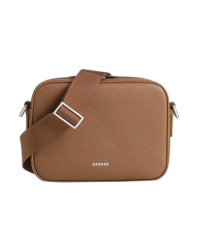 SANDRO Across-body bag Khaki 71% Polyester, 29% Polyurethane