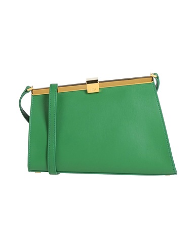 N°21 Across-body bag Green Leather