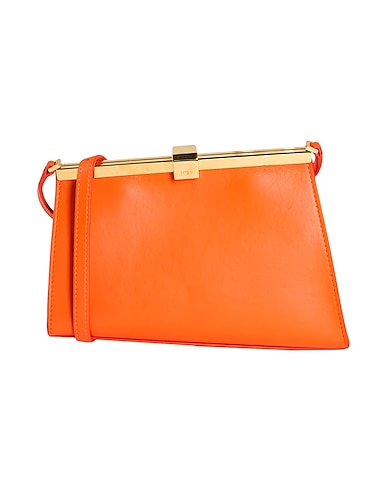 N°21 Borsa a tracolla Arancione Pelle
