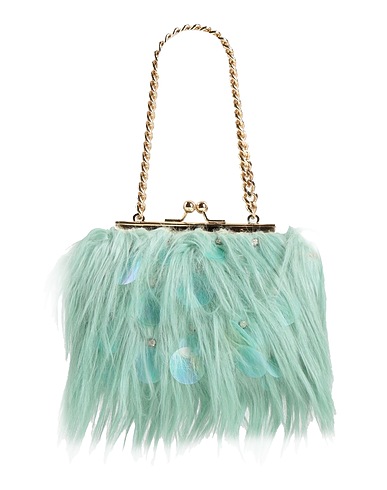 ALABAMA MUSE Handbag Light green Textile fibres