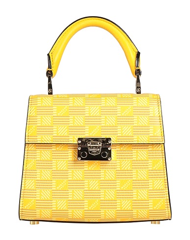 MOREAU Paris Borsa a mano Giallo Fibre tessili
