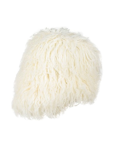 ALABAMA MUSE Hat Ivory 95% Cashmere, 5% Wool
