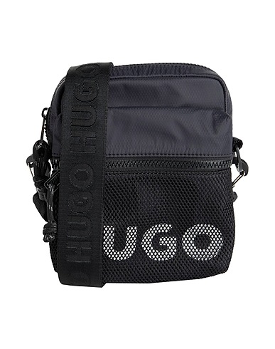 HUGO Across-body bag Black 100% Polyamide