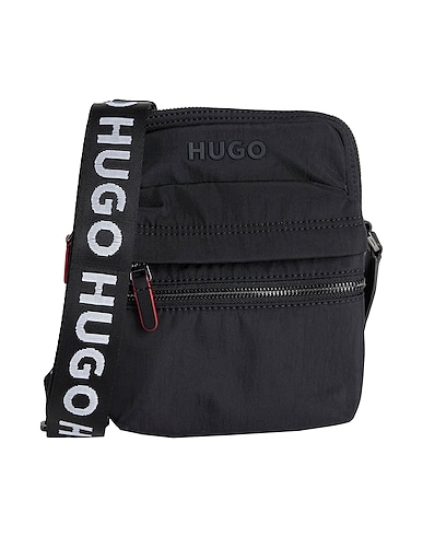 HUGO Across-body bag Black 100% Polyamide