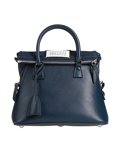 MAISON MARGIELA Handbag Midnight blue 100% Goat skin, Cow leather, Brass, Zinc, Aluminium