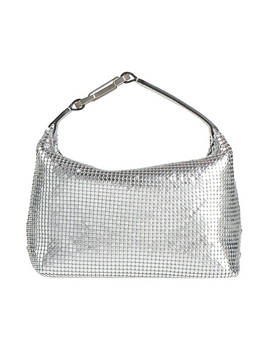 EÉRA Handbag Silver 100% Calfskin, Aluminium