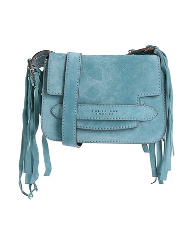 THE BRIDGE Cross-body bags Pastel blue Leather