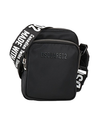 DSQUARED2 Cross-body bags Black Textile fibers